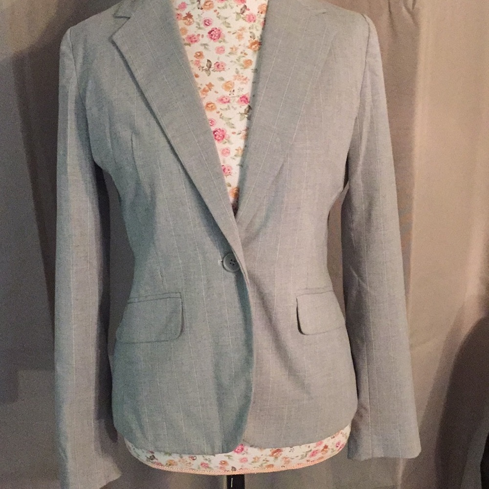 NYCO Gray FULL business suit - pinstripe